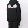 Off-White pentru bărbați cu imprimeu de personaje, negru