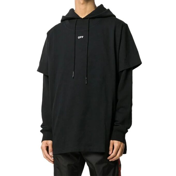 Off-White pentru bărbați cu logo Arrows, negru