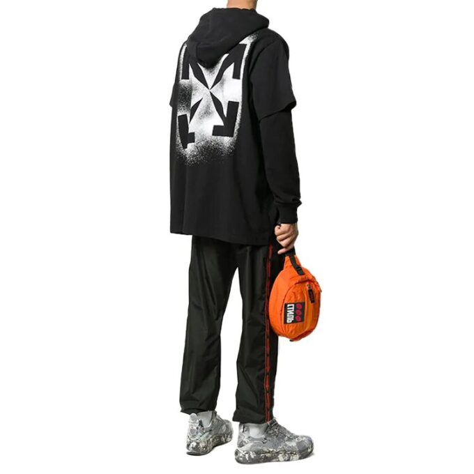 Off-White pentru bărbați cu logo Arrows, negru