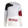 Off-White pentru bărbați cu logo, blocuri de culoare, versiune obișnuită, gri
