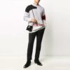 Off-White pentru bărbați cu logo, blocuri de culoare, versiune obișnuită, gri