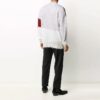 Off-White pentru bărbați cu logo, blocuri de culoare, versiune obișnuită, gri