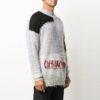 Off-White pentru bărbați cu logo, blocuri de culoare, versiune obișnuită, gri