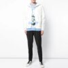 Off-White pentru bărbați cu logo și fermoar, alb