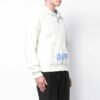 Off-White pentru bărbați cu logo și fermoar, alb