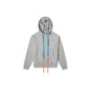 Off-White pentru bărbați din acril cu imprimeu cu săgeți multicolore, model slim, gri