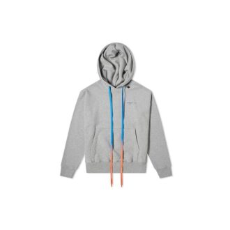 Off-White pentru bărbați din acril cu imprimeu cu săgeți multicolore, model slim, gri Off-White pentru bărbați din acril cu imprimeu cu săgeți multicolore, model slim, gri