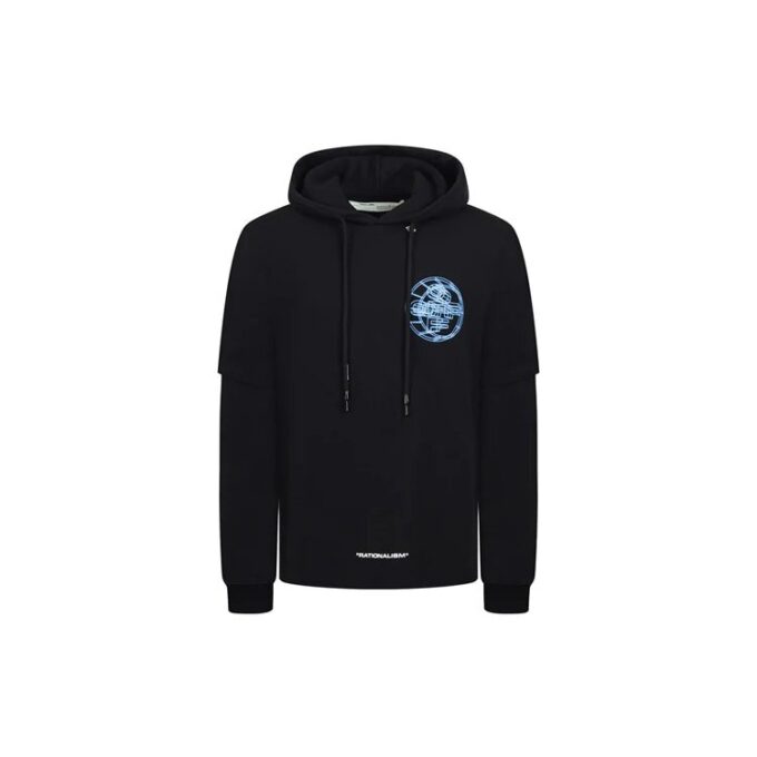 Off-White pentru bărbați, din bumbac imprimat, negru