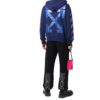 Off-White pentru bărbați FW21 cu dungi și fermoar, versiune standard, albastru
