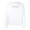 Off-White pentru bărbați FW21 cu model de Arrows, croială largă, alb