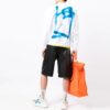 Off-White pentru bărbați FW21 cu model de Arrows, croială largă, alb
