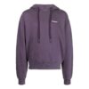 Off-White pentru bărbați FW22 cu imprimeu cu personaje și slogan, violet