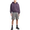 Off-White pentru bărbați FW22 cu imprimeu cu personaje și slogan, violet