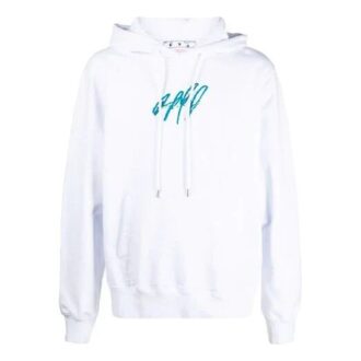 Off-White pentru bărbați FW22 cu imprimeu, versiune albă Off-White pentru bărbați FW22 cu imprimeu, versiune albă