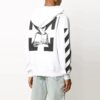 Off-White pentru bărbați, imprimeu alb