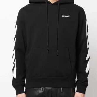 Off-White pentru bărbați, imprimeu cu model monocrom, negru Off-White pentru bărbați, imprimeu cu model monocrom, negru