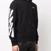 Off-White pentru bărbați, imprimeu cu model monocrom, negru