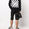 Off-White pentru bărbați, imprimeu cu model monocrom, negru