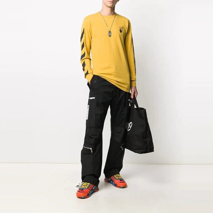 Off-White pentru bărbați, imprimeu, galben