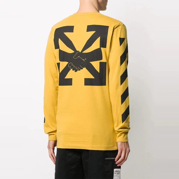 Off-White pentru bărbați, imprimeu, galben