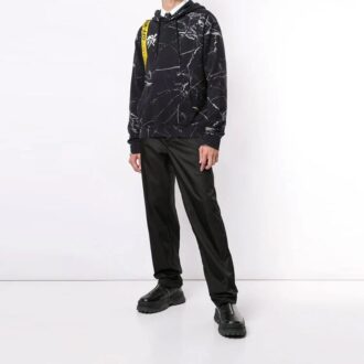 Off-White pentru bărbați SS21 cu imprimeu mare negru Off-White pentru bărbați SS21 cu imprimeu mare negru
