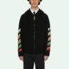 Off-White pentru bărbați SS21 din piele de căprioară cu dungi negre