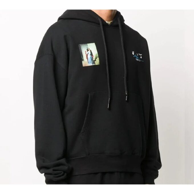 Off-White pentru bărbați The Kiss Printing Negru