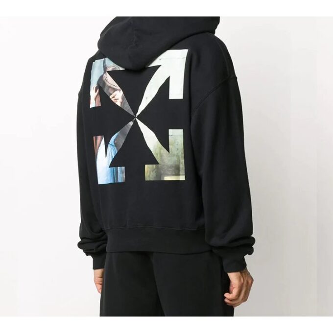 Off-White pentru bărbați The Kiss Printing Negru