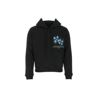 Off-White Pulover cu glugă pentru bărbați, model Arrow, negru Off-White Pulover cu glugă pentru bărbați, model Arrow, negru