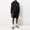 Off-White Pulover cu glugă pentru bărbați, model Arrow, negru