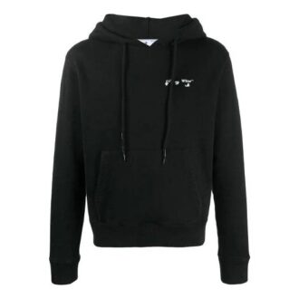 Off-White Tricou negru cu logo pentru bărbați, colecția SS21 Off-White Tricou negru cu logo pentru bărbați, colecția SS21