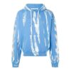 Off-White Tricou pentru bărbați cu săgeată reflectorizantă, albastru tie-dye
