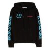 Off-White x Andr / Tricou unisex negru cu imprimeu zâmbitor
