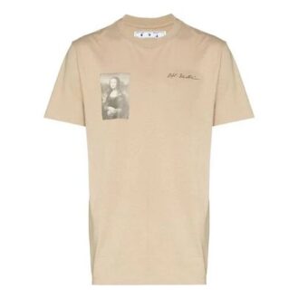 Off-White x Browns 50 Co-branded Mona Lisa Men Culoare crem Off-White x Browns 50 Co-branded Mona Lisa Men Culoare crem
