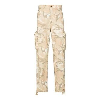 Off-White x Browns 50 Crossover Pantaloni cargo casual camuflaj Alb cremos Off-White x Browns 50 Crossover Pantaloni cargo casual camuflaj Alb cremos