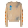Off-White x Browns 50 Crossover SS21 Micro Mark cu guler rotund, versiune standard, kaki