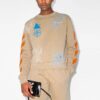 Off-White x Browns 50 Crossover SS21 Micro Mark cu guler rotund, versiune standard, kaki