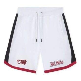 Off-White x c/o AC Milan Pantaloni Scurți Arrow Tech „White Red” Off-White x c/o AC Milan Pantaloni Scurți Arrow Tech „White Red”