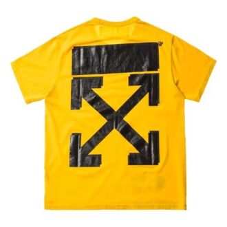 Off-White x Champion MENS Tricou Champion Virgil Abloh Galben Off-White x Champion MENS Tricou Champion Virgil Abloh Galben