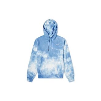 Off-White x END.CHEMICAL WASH Pulover slim fit pentru bărbați cu săgeți pe spate, imprimeu Tie Dye Off-White x END.CHEMICAL WASH Pulover slim fit pentru bărbați cu săgeți pe spate, imprimeu Tie Dye