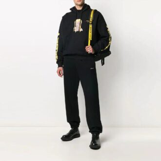 Off-White x Theophilus London Crossover Bebey Printing Casual Cozy Negru