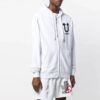 Off-White x UNDERCOVER Crossover cu imprimeu logo pe ambele părți, alb