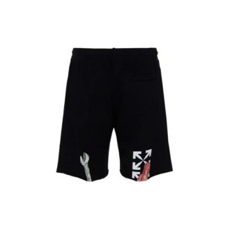 Șorturi casual FW20 Pascal Applique pentru bărbați, negru