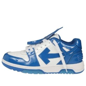 Out Of Office Low-Top Patent Sneaker „Blue White”