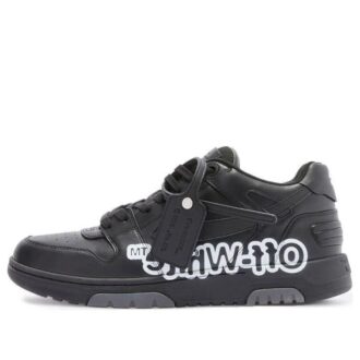Out Of Office Low-Top Sneakers For Walking „Black White”