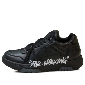 Out Of Office Low-Top Sneakers For Walking „Black White”
