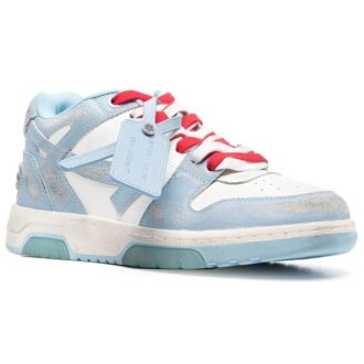 Out Of Office Vintage Leather „Blue White Red”