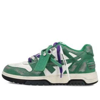 Out Of Office Vintage Leather „Green White Purple”