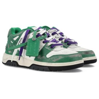 Out Of Office Vintage Leather „Green White Purple”