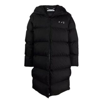 Palton de lungime medie cu puf „Black”